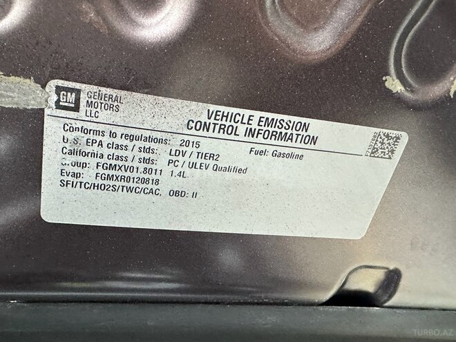 Chevrolet Cruze 2014, 135,024 km - 1.4 l - Bakı