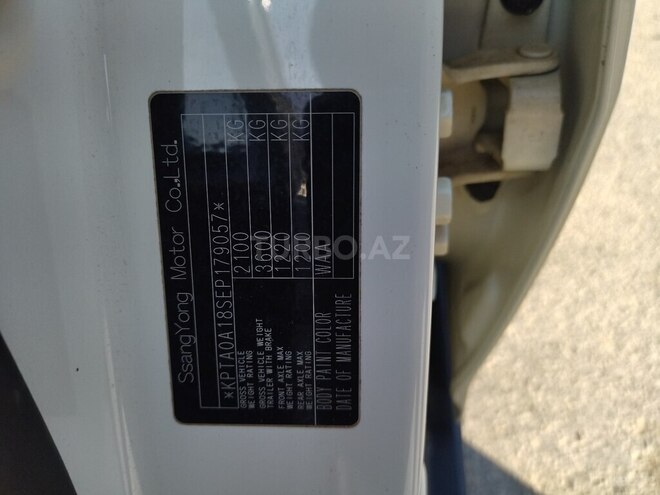 Ssang Yong Korando 2014, 110,000 km - 2.0 l - Bakı