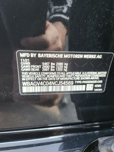 BMW 840 2021, 38,000 km - 3.0 l - Bakı
