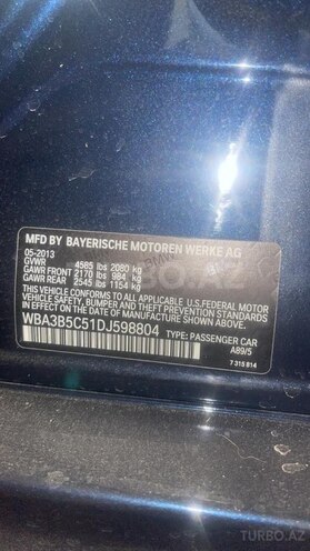 BMW 328 2013, 180,000 km - 2.0 l - Bakı