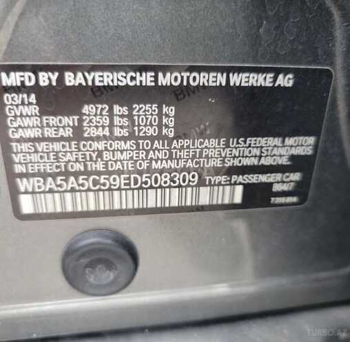 BMW 528 2014, 230,000 km - 2.0 l - Zaqatala