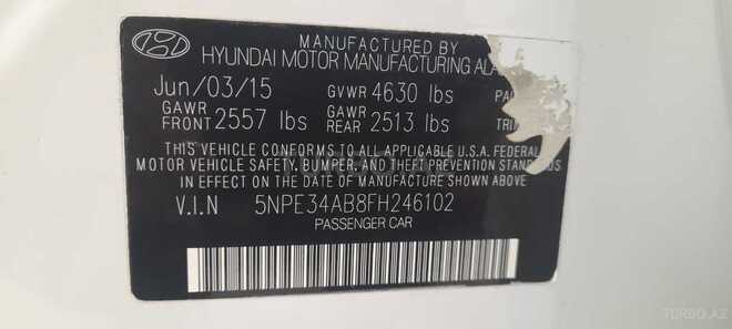 Hyundai Sonata 2015, 155,226 km - 2.0 l - Bakı