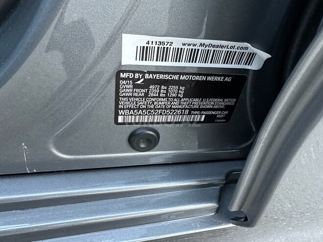 BMW 528 2015, 131,000 km - 2.0 л - Bakı