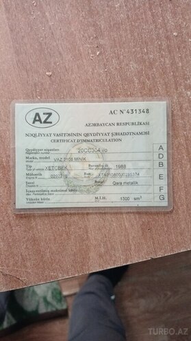 LADA (VAZ) 2108 1988, 200,000 km - 1.3 л - Zaqatala