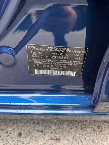 Hyundai Elantra 2015, 121,000 km - 1.8 л - Bakı