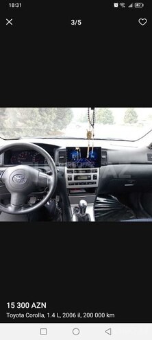 Toyota Corolla 2006, 204,000 km - 1.4 l - Bakı