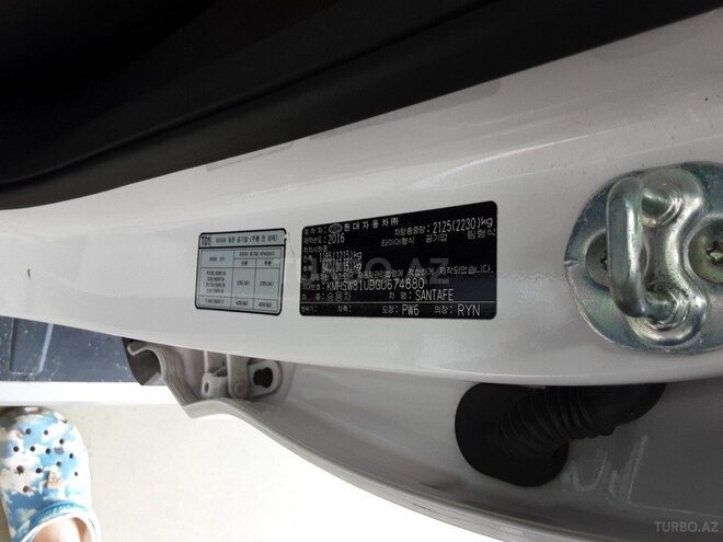 Hyundai Santa Fe 2016, 181,000 km - 2.0 l - Bakı