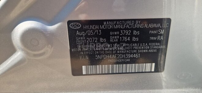 Hyundai Elantra 2013, 110,000 km - 1.8 л - Sumqayıt