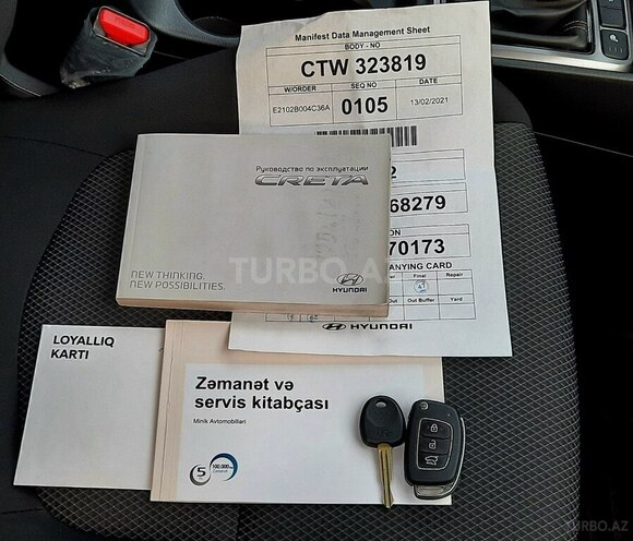 Hyundai Creta 2021, 28,000 km - 1.6 л - Bakı