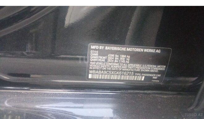 BMW 320 2016, 150,000 km - 2.0 l - Bakı