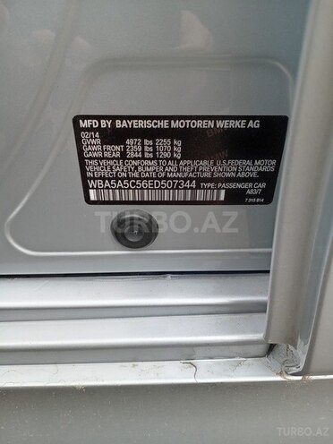 BMW 528 2014, 184,000 km - 2.0 l - Bakı