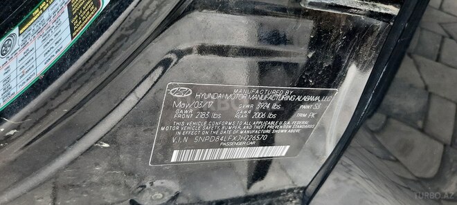 Hyundai Elantra 2017, 99,000 km - 2.0 l - Bakı