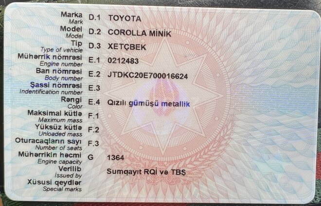 Toyota Corolla 2006, 251,642 km - 1.4 л - Sumqayıt