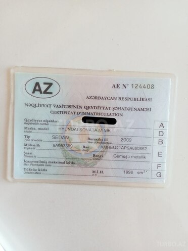 Hyundai Sonata 2009, 153,272 km - 2.0 л - Lənkəran