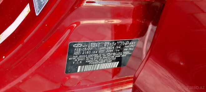 Hyundai Elantra 2020, 51,000 km - 2.0 l - Bakı