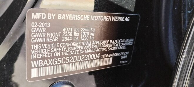 BMW 528 2013, 199,603 km - 2.0 l - Gəncə