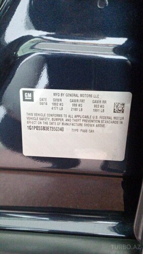 Chevrolet Cruze 2014, 128,632 km - 1.4 l - Bakı