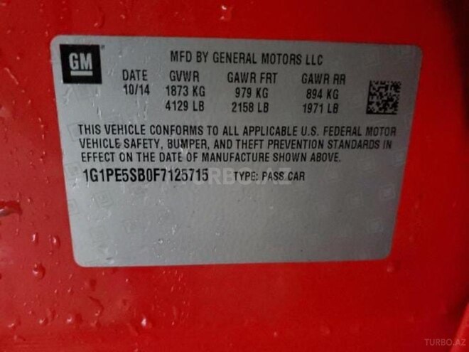 Chevrolet Cruze 2014, 129,000 km - 1.4 l - Bakı