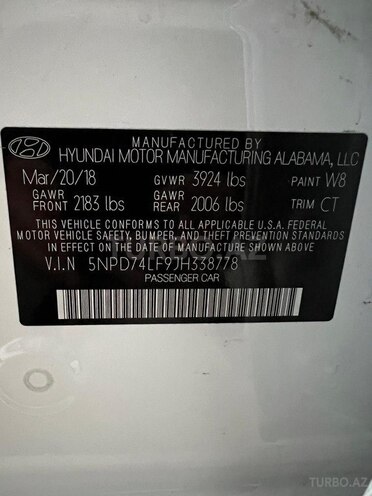 Hyundai Elantra 2018, 101,389 km - 2.0 л - Bakı
