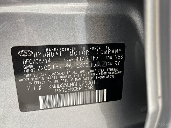 Hyundai Elantra 2014, 183,472 km - 2.0 л - Bakı