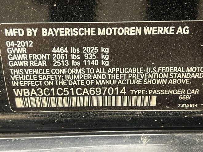 BMW 328 2012, 138,012 km - 2.0 l - Gəncə