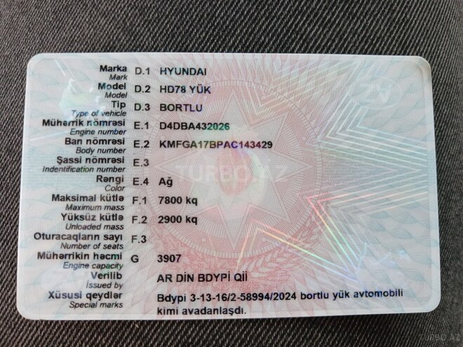 Hyundai HD-78 2010, 125,000 km - 3.9 l - Bakı