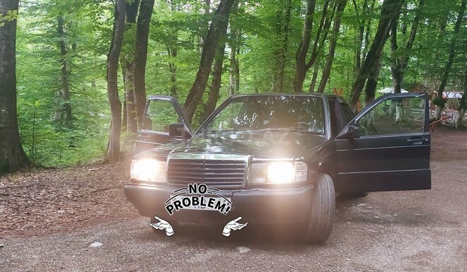 Mercedes 190 1991, 320,000 km - 1.8 l - Quba