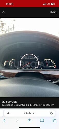 Mercedes S 63 AMG 2008, 142,000 km - 6.2 l - Bakı