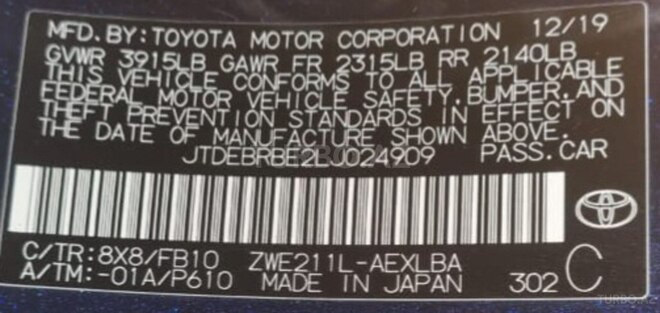 Toyota Corolla 2019, 92,000 km - 1.8 л - Bakı