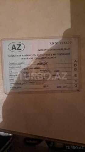 GAZ 24 1987, 233,000 km - 2.4 l - Gəncə