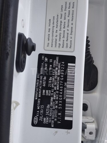 Kia Optima 2015, 116,223 km - 2.0 l - Bakı