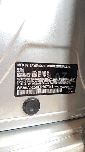 BMW 528 2014, 95,000 km - 2.0 l - Gəncə
