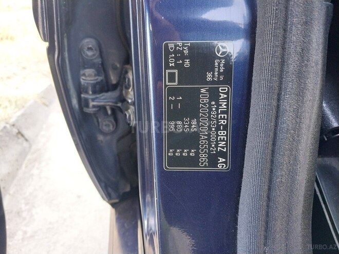 Mercedes C 200 1998, 249,000 km - 2.0 l - Şirvan