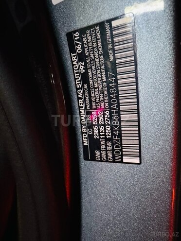 Mercedes E 300 4MATIC 2017, 102,000 km - 2.0 л - Bakı