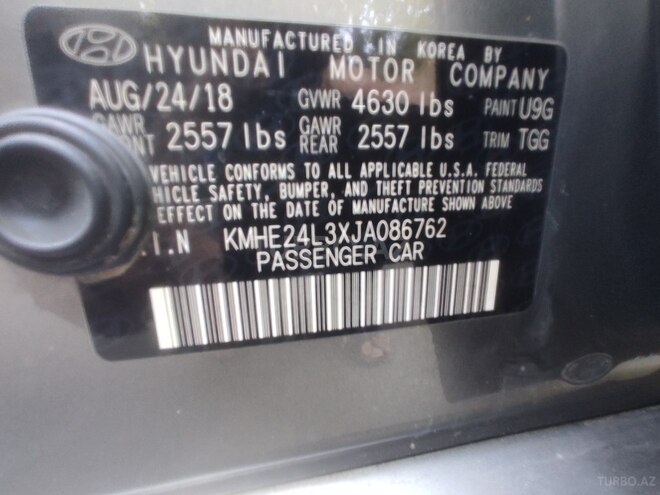 Hyundai Sonata 2018, 152,000 km - 2.0 л - Bakı