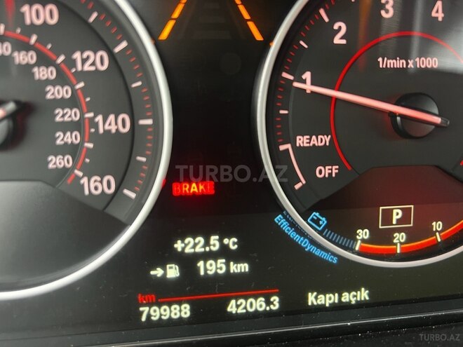 BMW 328 2016, 80,000 km - 2.0 l - Bakı