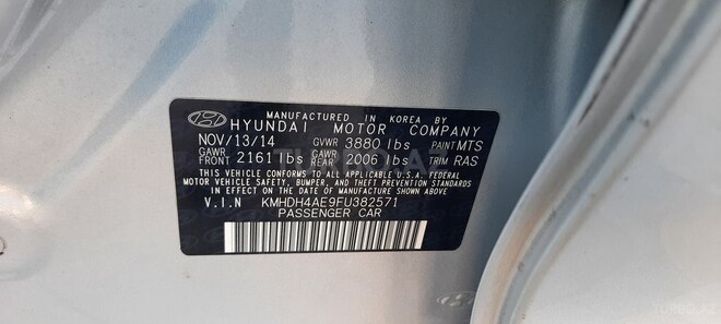 Hyundai Elantra 2014, 117,000 km - 1.8 l - Bakı