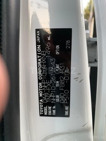 Toyota Aqua 2019, 101,200 km - 1.5 l - Bakı
