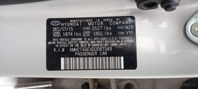 Hyundai Accent 2015, 157,716 km - 1.6 l - Bakı
