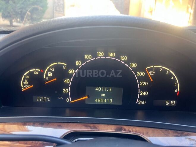Mercedes S 320 2001, 485,413 km - 3.2 l - Bakı