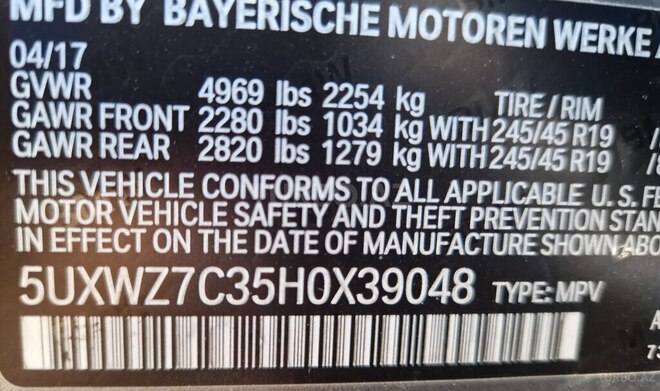 BMW X3 2017, 145,000 km - 2.0 л - Zaqatala