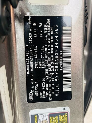 Kia Optima 2015, 187,559 km - 2.0 l - Bakı