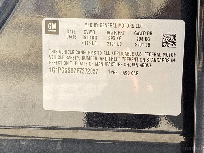Chevrolet Cruze 2015, 104,900 km - 1.4 l - Bakı