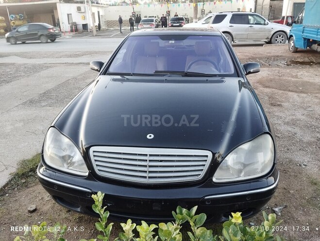 Mercedes S 320 2002, 423,181 km - 3.2 l - Bakı