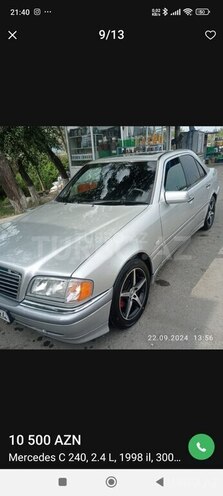 Mercedes C 240 1998, 300,000 km - 2.4 l - Mingəçevir