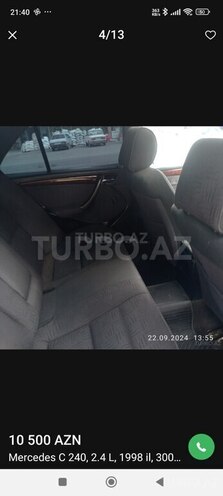 Mercedes C 240 1998, 300,000 km - 2.4 l - Mingəçevir