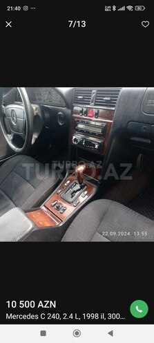 Mercedes C 240 1998, 300,000 km - 2.4 l - Mingəçevir
