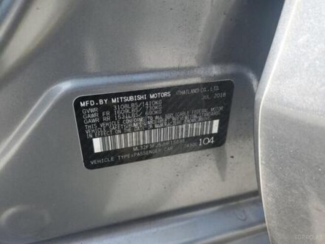 Mitsubishi Mirage 2018, 79,000 km - 1.2 л - Bakı