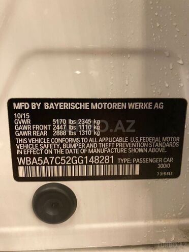 BMW 528 2015, 159,000 km - 2.0 л - Bakı
