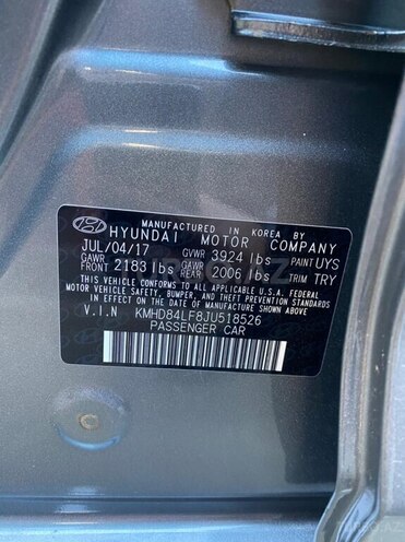 Hyundai Elantra 2017, 71,000 km - 2.0 л - Bakı